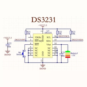 DS3231 AT24C32 IIC RTC Module Clock Timer Memory Module Beats Replace DS1307 I2C RTC Board Compatible mit Arduino