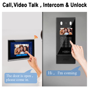 El mejor teléfono móvil Wifi Tuya, desbloqueo remoto, sistema de videoportero inteligente para apartamento, videoportero con pantalla táctil de 10 pulgadas - Product Image 3