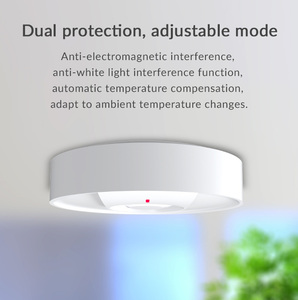 Sensor PIR montado en el techo con cable o inalámbrico 433 MHZ Sistema de alarma de detección de ángulo completo de 360 grados para seguridad/W - Product Image 3