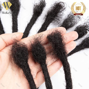 ส่วนขยาย Dreadlock ผมมนุษย์0.2/0.4/0.6/0.8/1.0/1.2ซม. 1.5ผมมนุษย์เดรดล็อกแอฟริกามนุษย์ผม Loc ส่วนขยายเดรดล็อก - Product Image 1