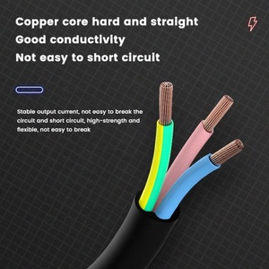 สายไฟทดสอบสองสีสายไฟมาตรฐาน Dc Power Plug สำหรับเซิร์ฟเวอร์คอมพิวเตอร์ - Product Image 6