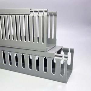 60*60mm PVC Fire Rated <strong>Trunking</strong> Wide Tooth PVC Cable Management <strong>Trunking</strong> <strong>Low</strong> Smoke Cable <strong>Trunking</strong> - Product Image 6