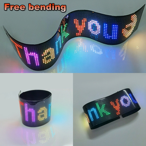 <strong>LED</strong> Car Signs Flexible <strong>LED</strong> <strong>Matrix</strong> Panel Light Signs for Bluetooth <strong>Controlled</strong> RGB Scrolling <strong>Display</strong> <strong>Message</strong> Boards - Product Image 2