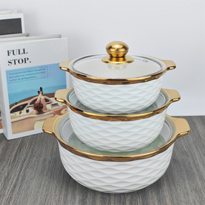 Đồ dùng nhà bếp nhà máy trực tiếp gốm không dính <span class=keywords><strong>Cookware</strong></span> <span class=keywords><strong>Set</strong></span> súp nồi sang trọng nấu ăn Nồi lẩu <span class=keywords><strong>Set</strong></span> soong Bộ đồ ăn <span class=keywords><strong>Set</strong></span> - Product Image 6