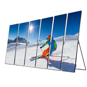 Lecede reklam ekleme ekranı dijital tabela kapalı HD oyuncu ekranı 4K çözünürlük taşınabilir Kiosk LED mevcuttur - Product Image 4