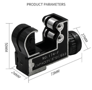 Small Handheld C-Shaped Tube <strong>Cutter</strong> 3-28mm DIY Pipe Cutting Tool for Copper &amp; Plastic Pipelines