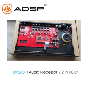 2 in 6 Out Controller Processeur Professional Delay Dj Sound System Digital Speaker Management DSP Crossover Audio Processor - Product Image 2