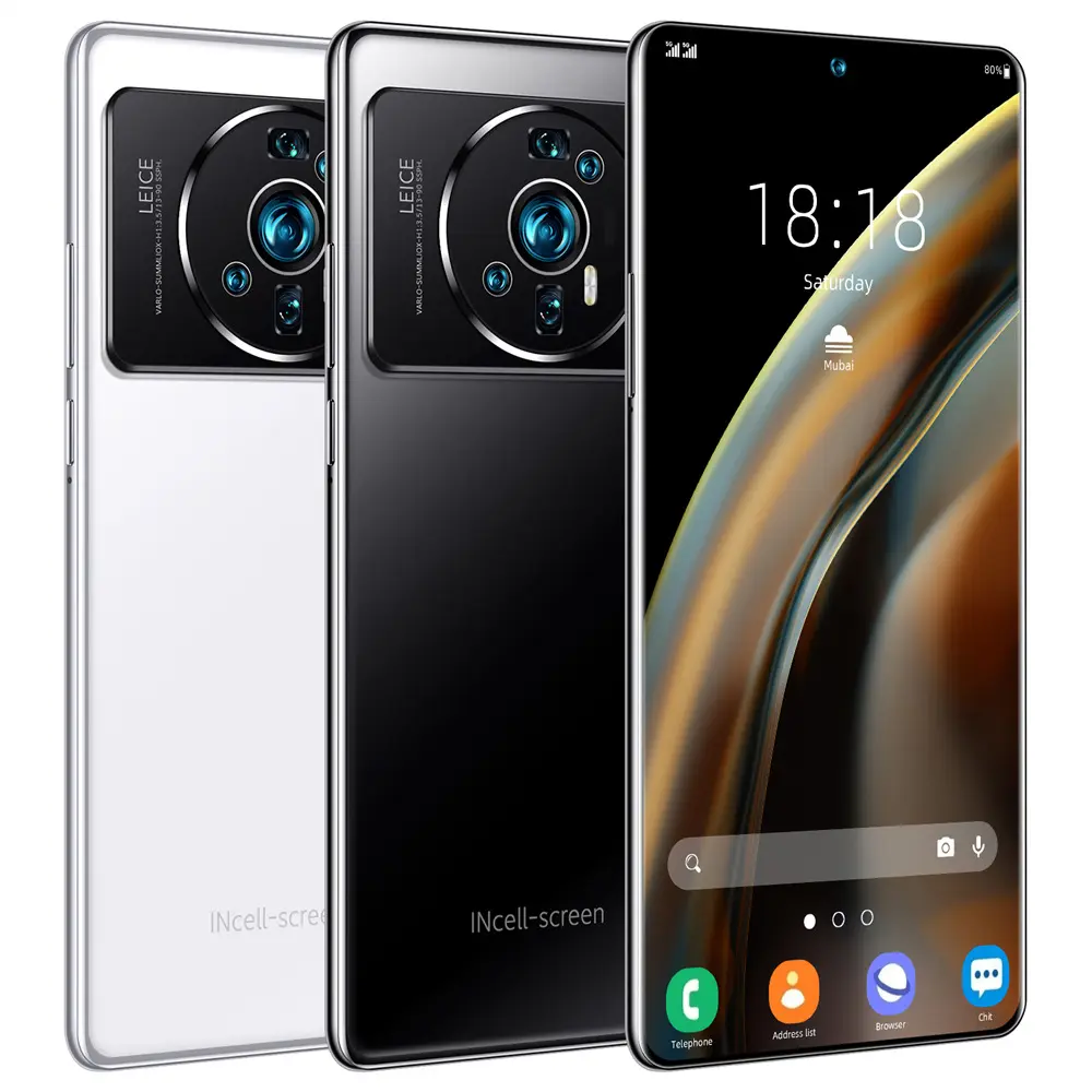2023 nuovo M12 Ultra originale versione globale Smart Phone grande schermo 5G Touch cellulare Smartphone
