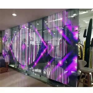 Schermo di visualizzazione a LED trasparente a colori Full HD personalizzabile con Logo personalizzato - Product Image 4