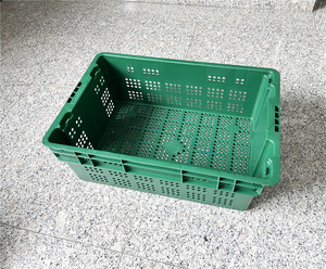 Wholesale Price <strong>Nesting</strong> <strong>Crate</strong> 23.6&quot; X 15.7&quot; X 8.67&quot; Reusable Heavy Duty Plastic <strong>Crate</strong> for Fruit and Vegetable - Product Image 3