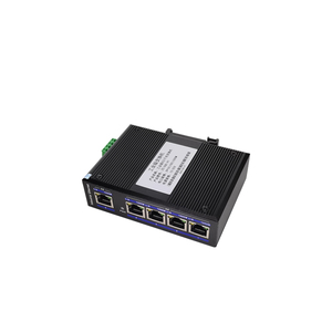 ZLWL Gigabit Industrial Network Switch 5 Port 10/100/1000mbps Din-rail Dual Dc <strong>Input</strong> Unmanaged Switch for IP Camera