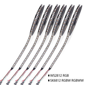 5 м 5 в 60 светодиодов/м 300 светодиодов программируемая WS2812B RGB 5050 IC внутренняя Светодиодная лента цифровая индивидуально Адресуемая magic - Product Image 2