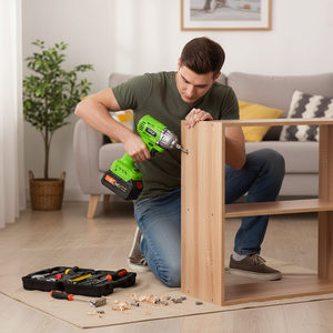 Verschleiß fester 21-V-Schraubenschlüssel mit einstellbarem Drehmoment Batterie betriebener Schlags ch rauber 5 Batteries chl üssel - Product Image 1