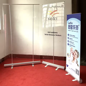 Tùy chỉnh kích thước OEM / ODM hỗ trợ quảng cáo hiển thị đứng biểu ngữ cuộn lên biểu ngữ - Product Image 3