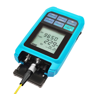 Medidor de potencia óptica de 4 funciones Mini fotómetro de fibra óptica Medidor de potencia de fibra óptica con láser RJ45 OPM recargable - Product Image 2