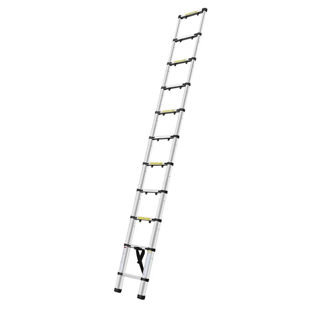 Kingladder KT40-32 11 ขั้นตอน telescopic บันไดขยายอลูมิเนียมบันไดนิ้วมือ