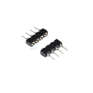 1X4 PIN Singola Riga TONDO FEMMINA di PIN HEADER PASSO 2.54MM Connettore della Striscia Presa 4 p 4PIN 4 PIN PER PCB SCHEDA arduino - Product Image 2