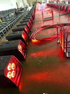 Wifi Ir Control Batterij Par 6X18W Rgbwauv 6 In1 Draadloze Dmx Batterij Aangedreven Led Uplights Voor Feest Bruiloft - Product Image 4