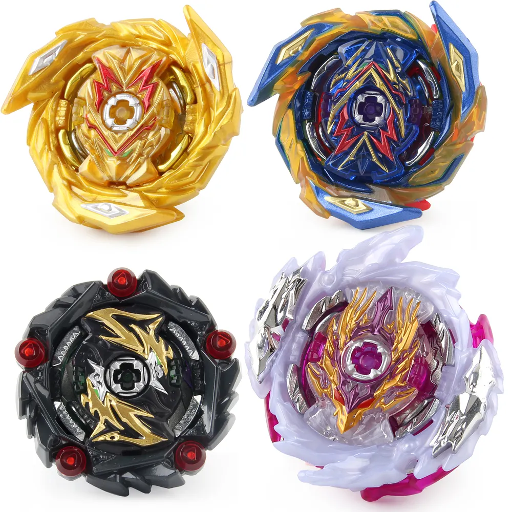 מתכת Beyblades פרץ קרב סביבון צעצוע עם משגר Bayblade למעלה סט