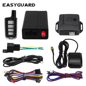EASYAGUARD汽车报警系统GPS跟踪器应用程序锁定解锁控制，地理围栏和语音监视器与IOS & Android智能手机兼容 - Product Image 1
