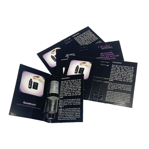 ユニセックスカード香水サンプル1ml2mlミニ試験管フレグランス化粧品包装保持カード - Product Image 1