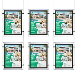 Product New Real Estate Agent Window Display Lightbox <strong>A4</strong> Acrylic Frame with Led - Product Image 3