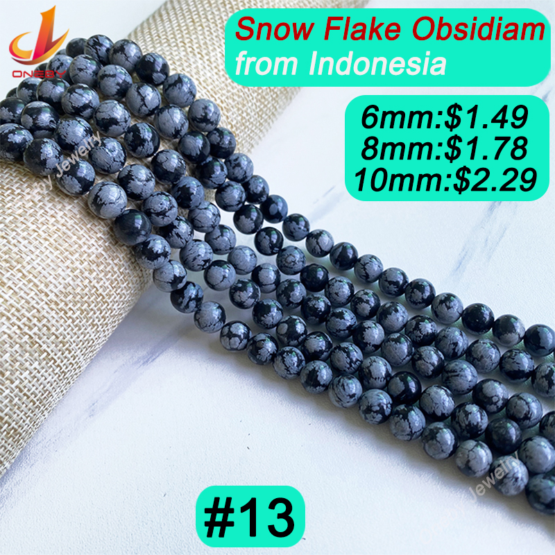 13 #-Obsidiana de copos de nieve