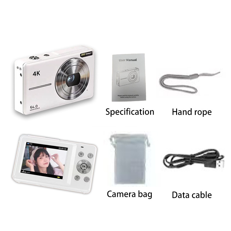 Pantalla blanca de 2,4 pulgadas