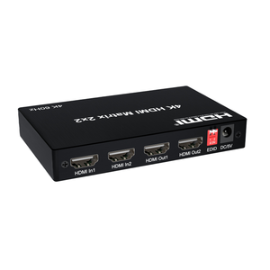 2x2 HDTV <strong>Matrix</strong> Converter 4K 60Hz 1080p Resolution Video &amp; Audio Splitters <strong>2</strong> in <strong>2</strong> Out and <strong>2</strong> Out Options - Product Image 2
