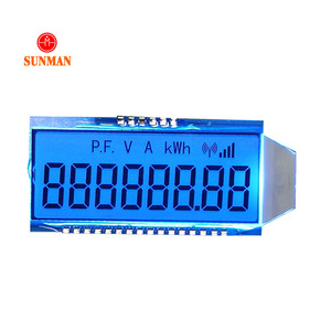 Lcd di fabbrica personalizzato misuratore di energia lcd monocromatico tn stn fstn schermo 7 8 10 14 segmento display lcd - Product Image 5