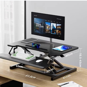 Folding <strong>Computer</strong> Desk Rectangular Meal Home <strong>Installation</strong>-free Simple Writing Training Office Meeting Desk - Product Image 3