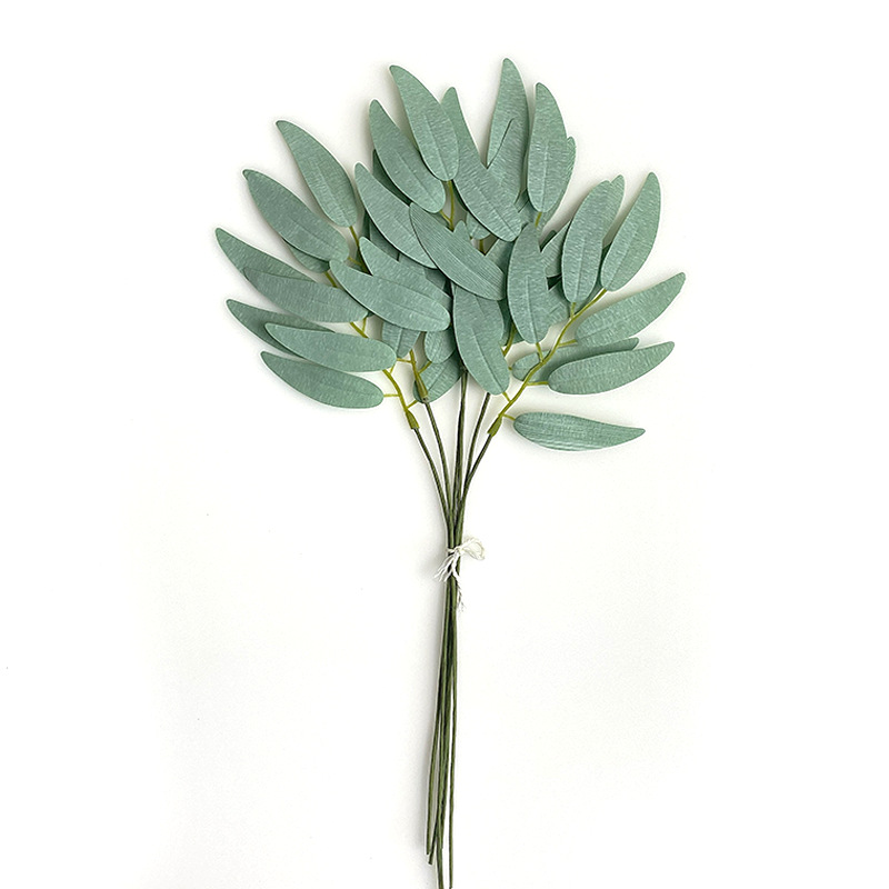 ใบวิลโลว์สีเทาเขียว - 10 ช่อ