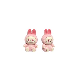 Mini Gradient Color Labubu Bear <strong>Plush</strong> Toy Handmade DIY Decoration Embroidered Vinyl Modified Doll Pendant for Stress Relief - Product Image 5