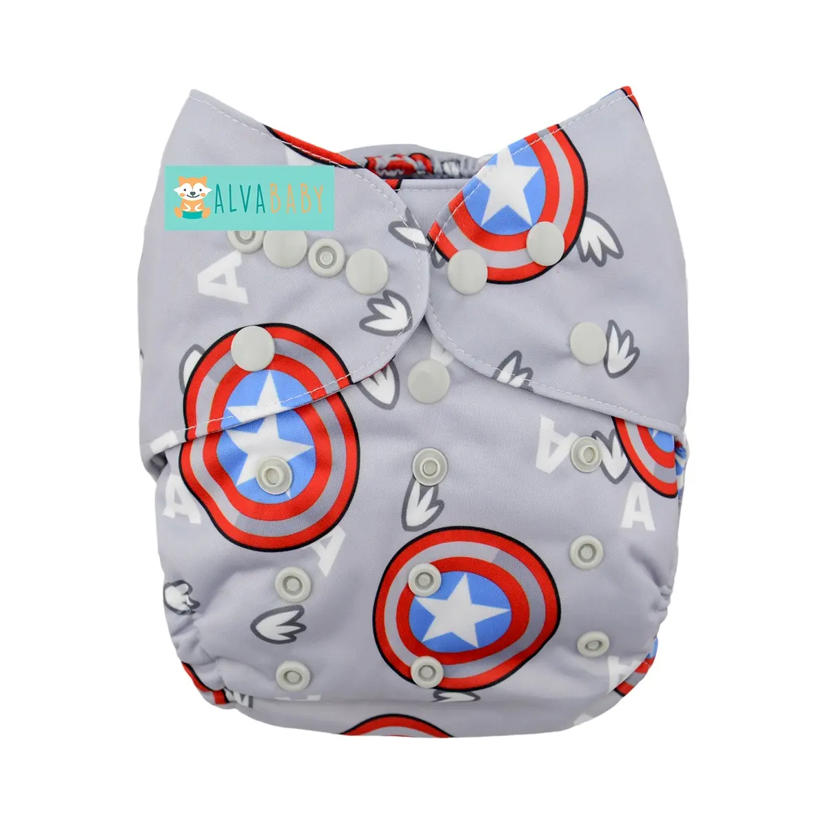 Alvababy capa de fralda de bebê, impresso, popular, reutilizável
