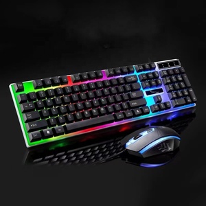 USB 104 <strong>Keys</strong> LED Backlit <strong>Custom</strong> Gaming Mouse White <strong>Keyboard</strong> <strong>Custom</strong> Keycap Gaming Mouse <strong>Keyboard</strong> Teclado Set - Product Image 1