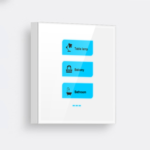 家用工厂价格WiFi & Zigbee 1/2/3组智能墙壁开关，带智能家居图雅智能生活LANBON L7i系列标签 - Product Image 3