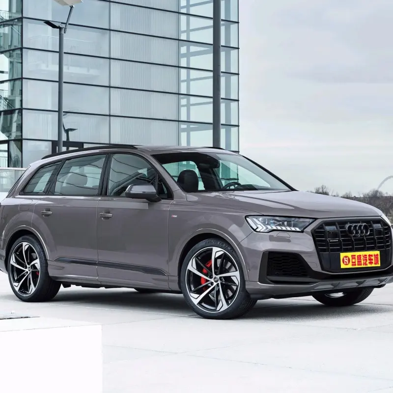 Audi Q7 2017 แก๊สสมาร์ทรถอัตโนมัติรถมือสองจีน Trade รถยนต์มือสอง 2022 4X4 เบนซิน Audi Q7 2023 55 TFSI Quattro S สายกีฬา