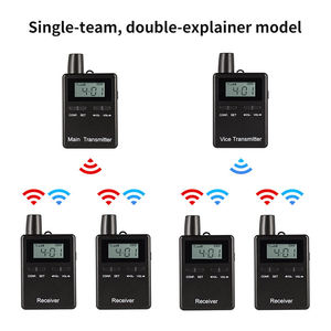 Sistema de intercomunicación inalámbrico de radio de comunicación bidireccional digital dúplex completo portátil para viajes turísticos
