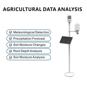 Registrador de datos de software de nube agrícola automático inalámbrico para exteriores, soporte de poste, posicionamiento GPS, sensor ultrasónico de estación meteorológica - Product Image 5