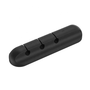 <strong>Tidy</strong> Management Holder Wire Desk Silicon Clips Earphone Cord Desktop Clip Computer Silicone <strong>Cable</strong> Organizer - Product Image 1