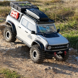 รถปิคอัพ EX86150 <span class=keywords><strong>RC</strong></span> ออฟโร้ด4WD 1:10สำหรับนักสำรวจเส้นทางรถปิกอัพไฟฟ้ารีโมทคอนโทรลตีนตะขาบล้อพอร์ทัล Diff ล็อคสองความเร็ว - Product Image 3