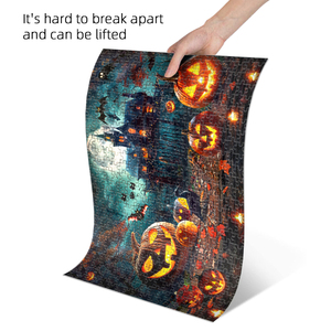 Proveedor personalizado cartón papel <span class=keywords><strong>Halloween</strong></span> rompecabezas 1000 piezas paisaje rompecabezas juego para adultos - Product Image 2