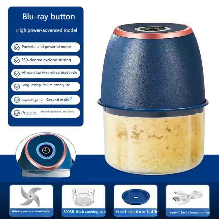 Bleu-300ML PP + cutter 4 lames