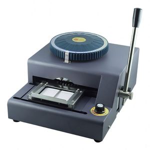 Hersteller Desktop Handbuch PVC ID-Karte Präge maschine Personal isierte Belohnung karte Club Card Letter press Coding Machine - Product Image 5
