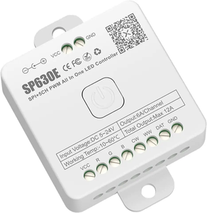 Design speciale 5-24V DC SPI RGB RGBW CCT all in one controller LED digital pixel APP controller LED dimmer per striscia LED - Product Image 6