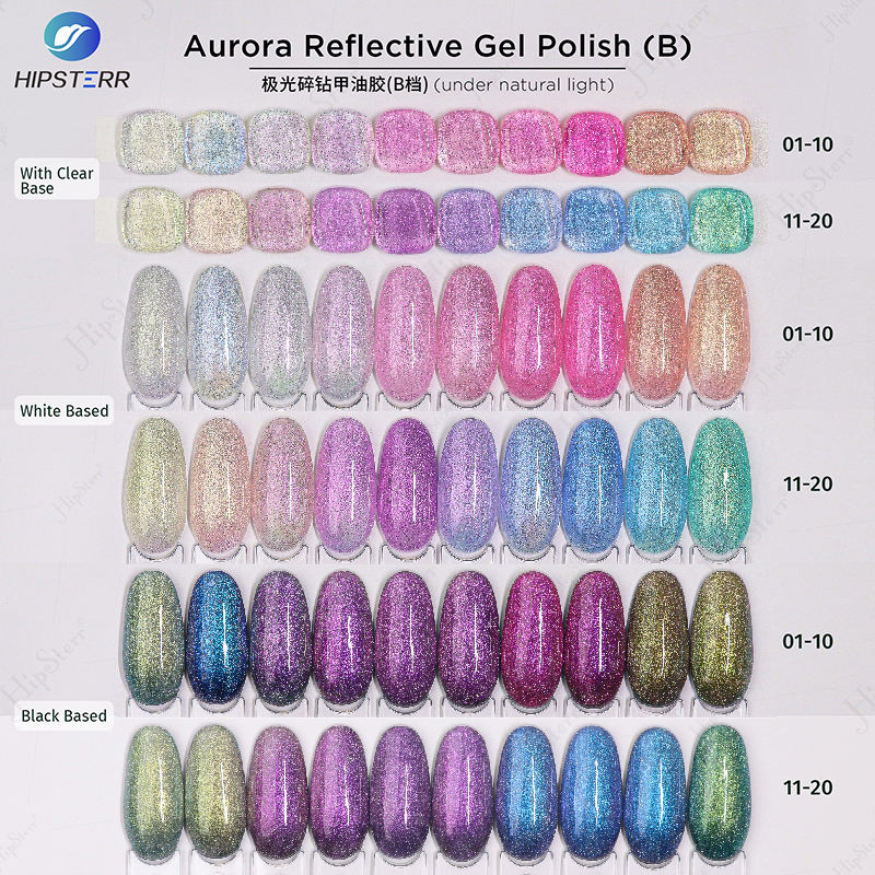 เจลขัดเงาออโรร่าสะท้อนแสง (B)