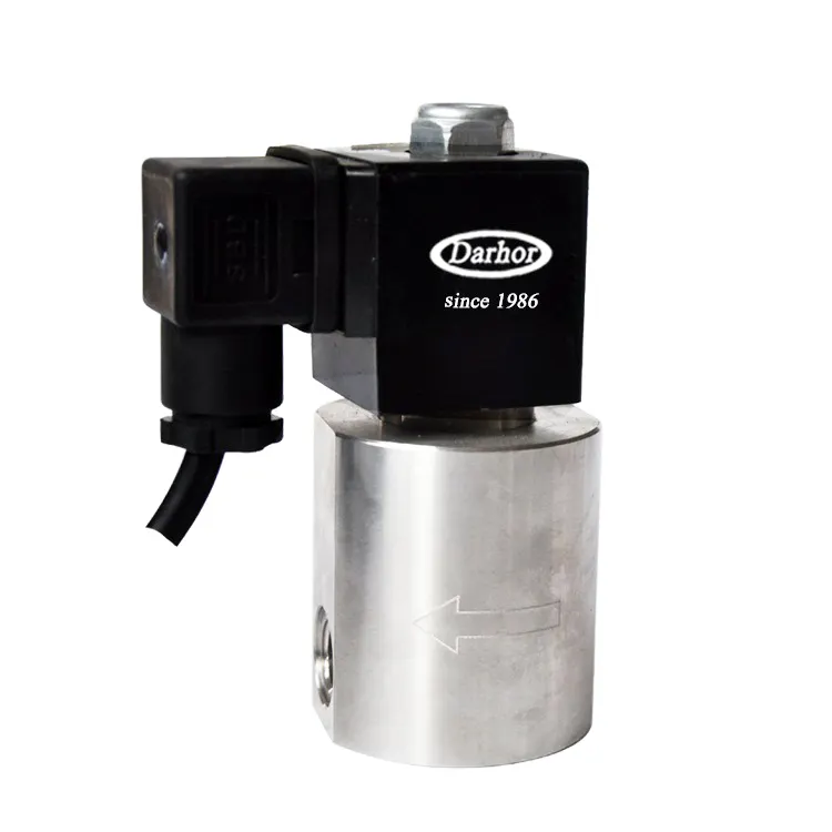 DHC seri stainless steel percontohan super tekanan tinggi solenoid valve air 0.1-800bar