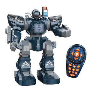 Infrarot Interaktiver Fernbedienung roboter Polizei Mecha Demo Walking Shooting Bullet Sprach steuerung Programmierung Rc Roboter für Kinder - Product Image 1