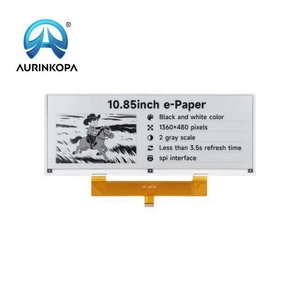 Display E-Paper da 10.85 pollici Display E-ink 1360*480 interfaccia SPI bianco/nero basata sul Design dell'interfaccia GPIO lampone Pi 40pin
