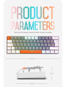 Multi Color Matching Customized 62 Key Mini Keyboard Free Wolf T60 Mechanical Keyboard for Game <strong>Notebook</strong> Office <strong>Computer</strong> - Product Image 4